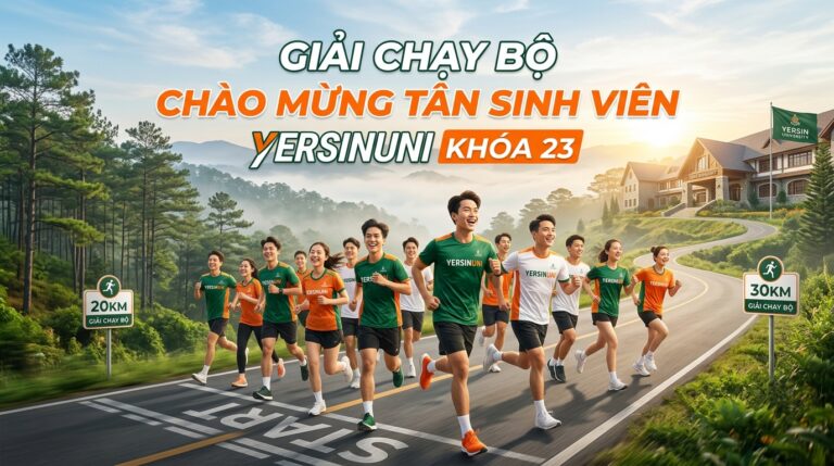 Giải chạy bộ chào mừng tân sinh viên YersinUni Khóa 23